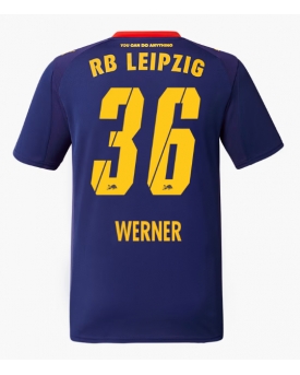 RB Leipzig Timo Werner #36 Maglia Gara Trasferta Repliche 2025-26 Maniche Corte